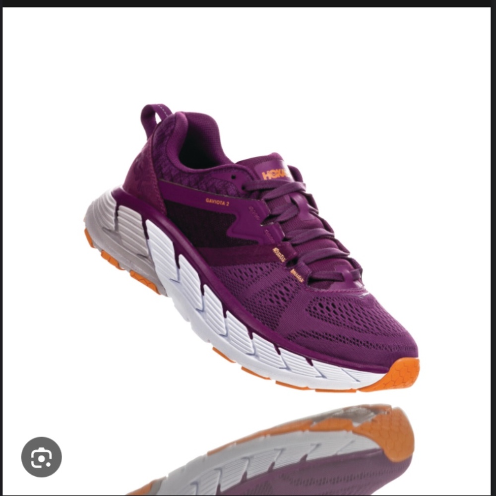 Hoka One One Gaviota 2 Running Shoes Womens sz 7.5  - in purple